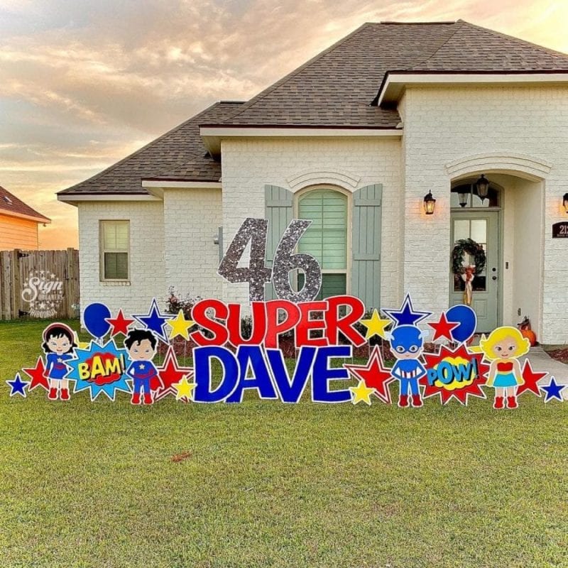 46 SUPER DAVE - BLUE RED SILVER GLITTER - SUPERHEROES MEGA