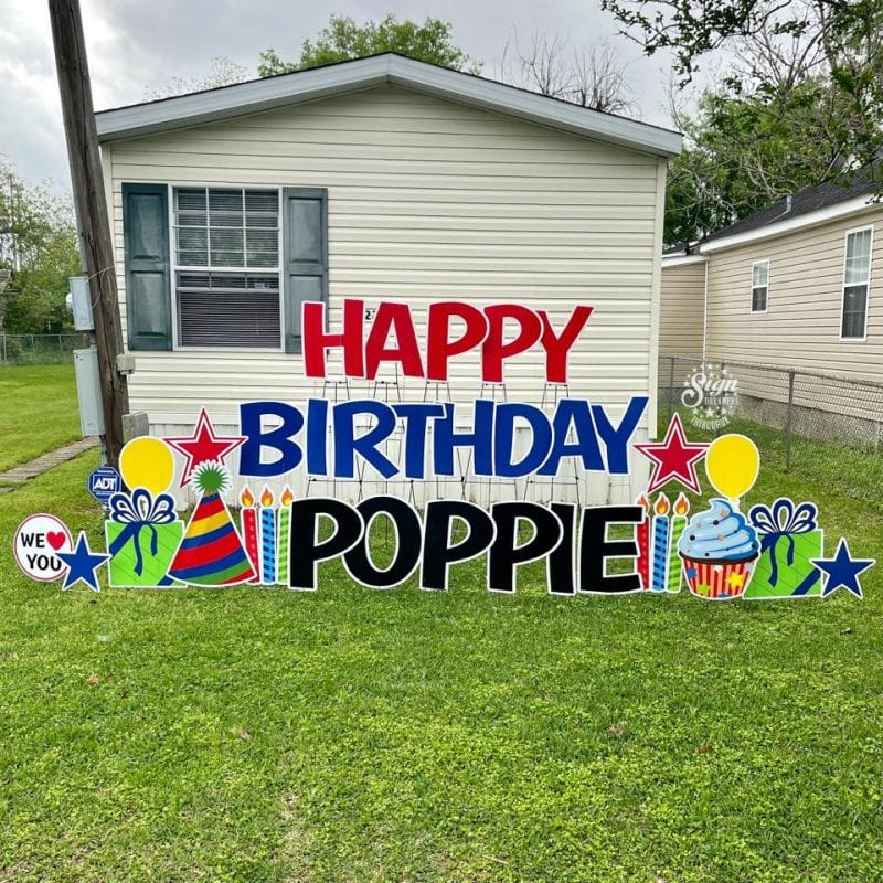 HAPPY BIRTHDAY POPPIE - CELEBRATION PRESENTS STARS