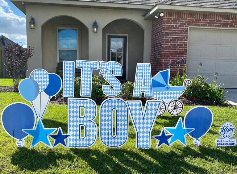 baby shower yard sign {{dc:acf:post_field field="dreamer_full_territory_name"}}