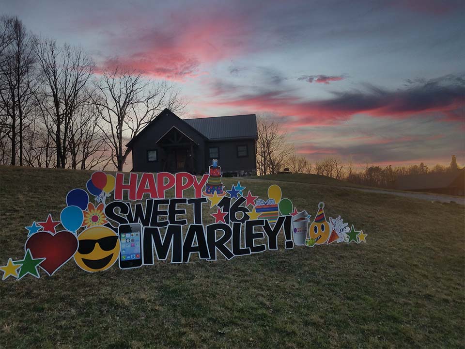 Boone Happy Birthday Yard Greeting