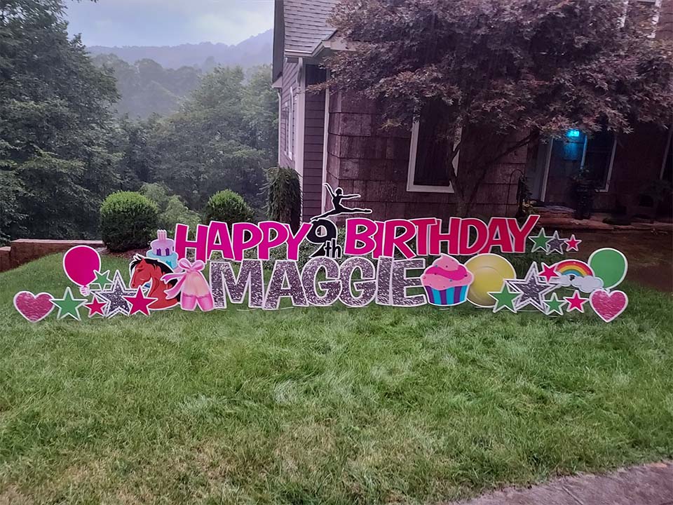Boone Happy Birthday Yard Greeting