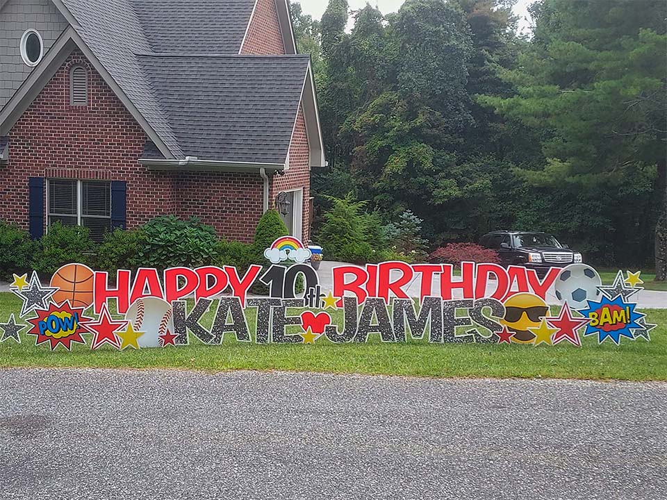 Boone Happy Birthday Yard Card
