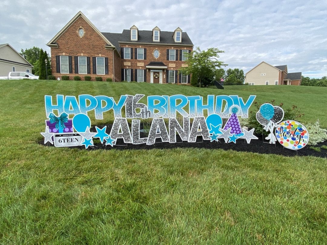 Happy Birthday Sign DMV