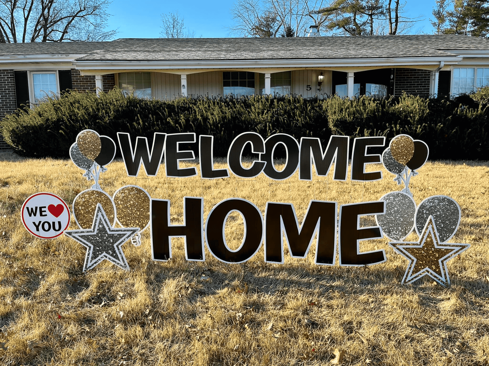 welcome home sign ideas